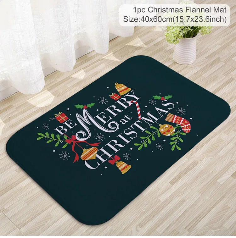 Transform Your Entryway with the Festive Santa Claus Christmas Door Mat - Perfect for Holiday Cheer 2025-2026