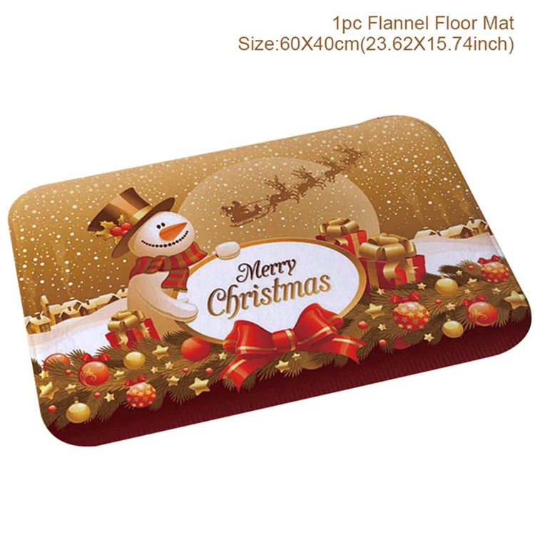 Transform Your Entryway with the Festive Santa Claus Christmas Door Mat - Perfect for Holiday Cheer 2025-2026