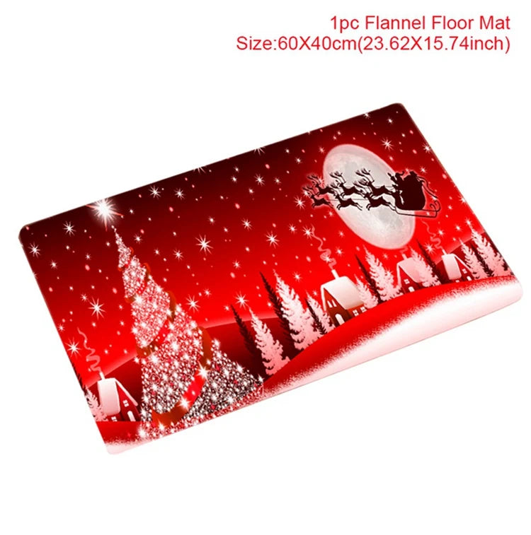 Transform Your Entryway with the Festive Santa Claus Christmas Door Mat - Perfect for Holiday Cheer 2025-2026