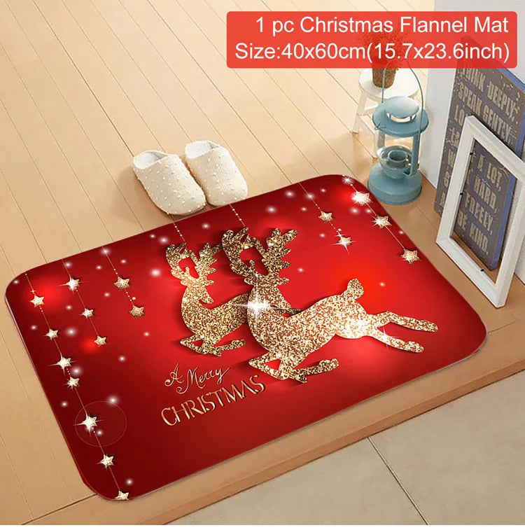 Transform Your Entryway with the Festive Santa Claus Christmas Door Mat - Perfect for Holiday Cheer 2025-2026