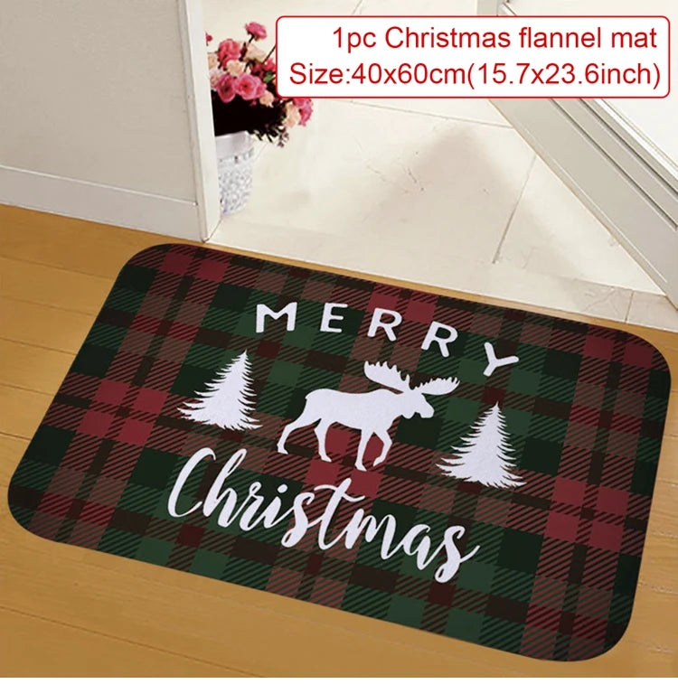 Transform Your Entryway with the Festive Santa Claus Christmas Door Mat - Perfect for Holiday Cheer 2025-2026
