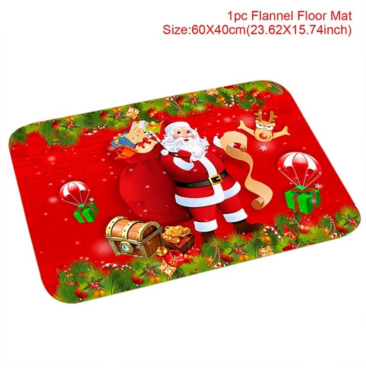 Transform Your Entryway with the Festive Santa Claus Christmas Door Mat - Perfect for Holiday Cheer 2025-2026