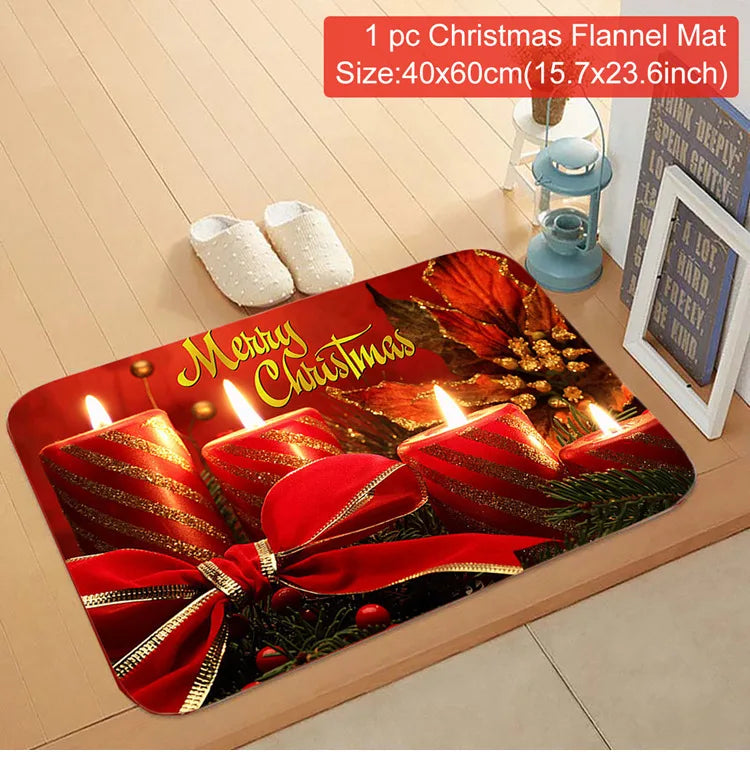 Transform Your Entryway with the Festive Santa Claus Christmas Door Mat - Perfect for Holiday Cheer 2025-2026