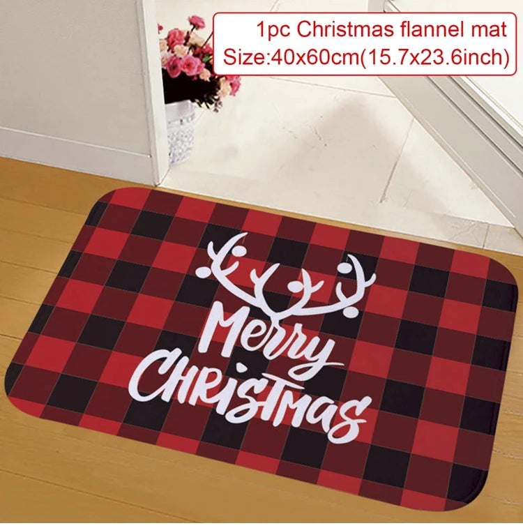 Transform Your Entryway with the Festive Santa Claus Christmas Door Mat - Perfect for Holiday Cheer 2025-2026