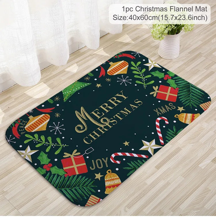 Transform Your Entryway with the Festive Santa Claus Christmas Door Mat - Perfect for Holiday Cheer 2025-2026