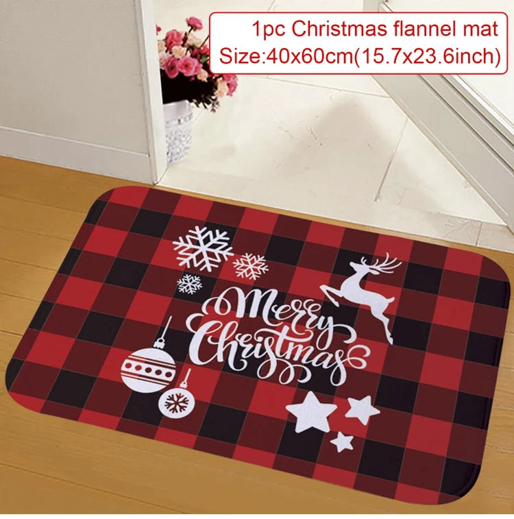 Transform Your Entryway with the Festive Santa Claus Christmas Door Mat - Perfect for Holiday Cheer 2025-2026