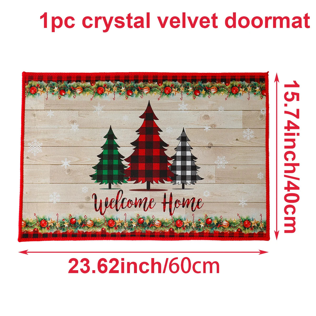 Transform Your Entryway with the Festive Santa Claus Christmas Door Mat - Perfect for Holiday Cheer 2025-2026