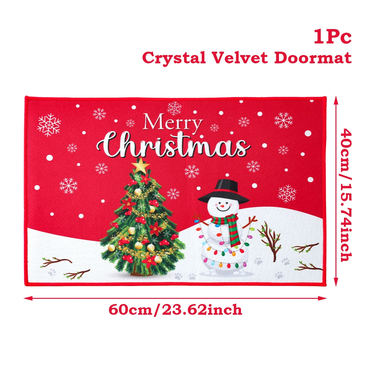 Transform Your Entryway with the Festive Santa Claus Christmas Door Mat - Perfect for Holiday Cheer 2025-2026