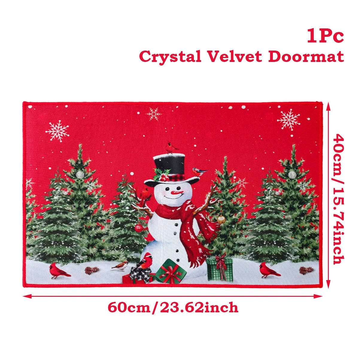 Transform Your Entryway with the Festive Santa Claus Christmas Door Mat - Perfect for Holiday Cheer 2025-2026