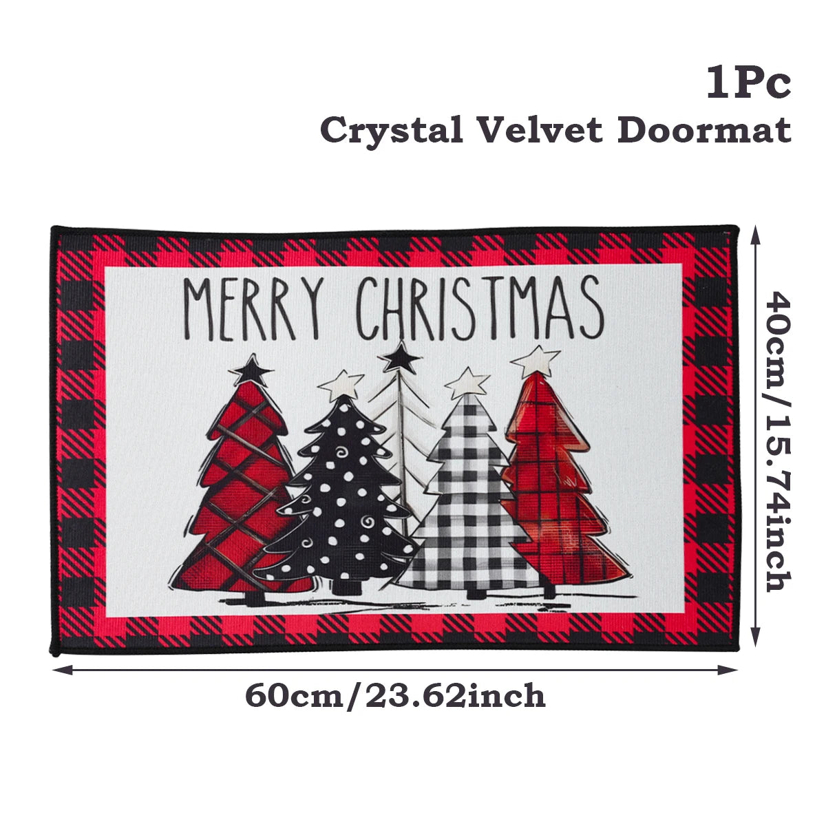 Transform Your Entryway with the Festive Santa Claus Christmas Door Mat - Perfect for Holiday Cheer 2025-2026