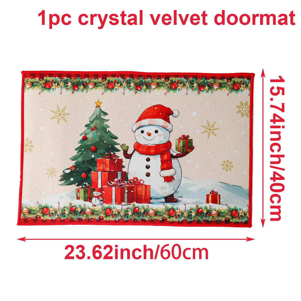 Transform Your Entryway with the Festive Santa Claus Christmas Door Mat - Perfect for Holiday Cheer 2025-2026