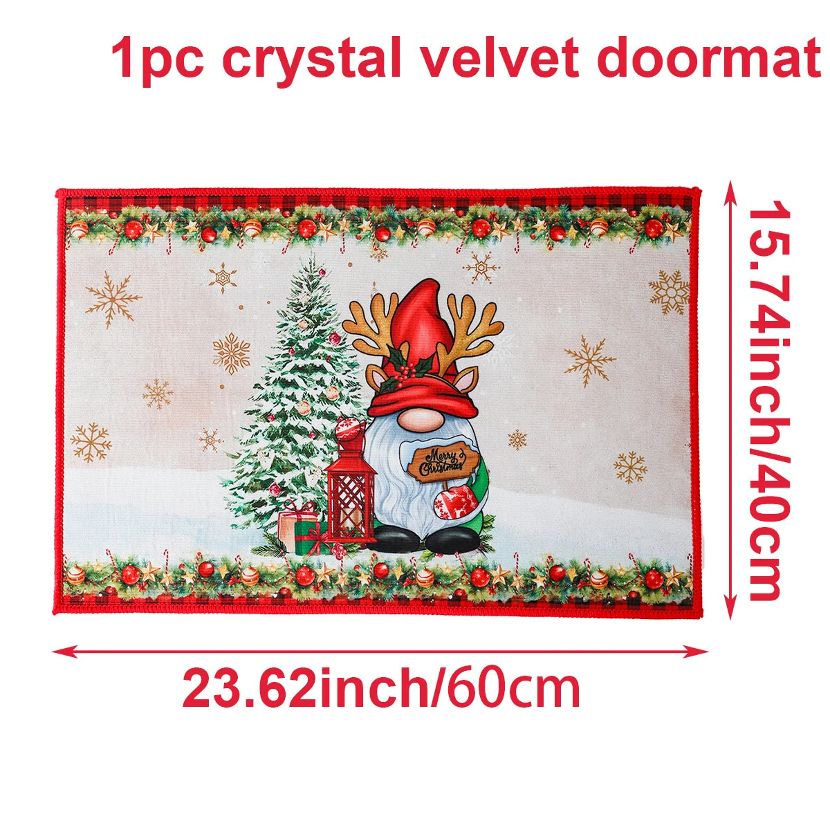 Transform Your Entryway with the Festive Santa Claus Christmas Door Mat - Perfect for Holiday Cheer 2025-2026