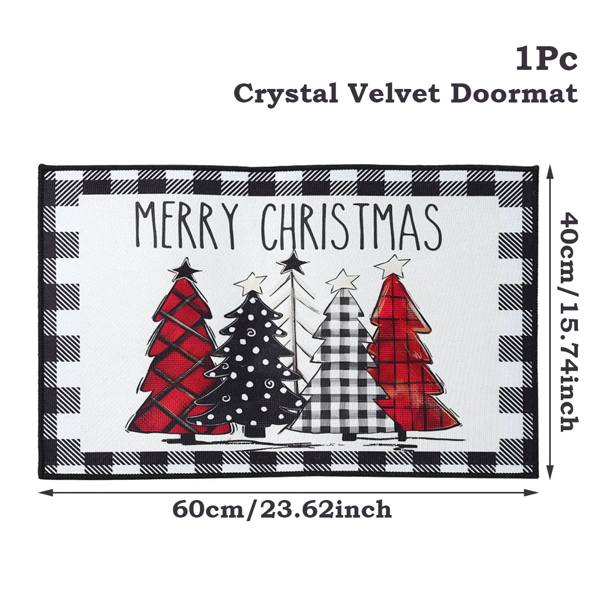 Transform Your Entryway with the Festive Santa Claus Christmas Door Mat - Perfect for Holiday Cheer 2025-2026