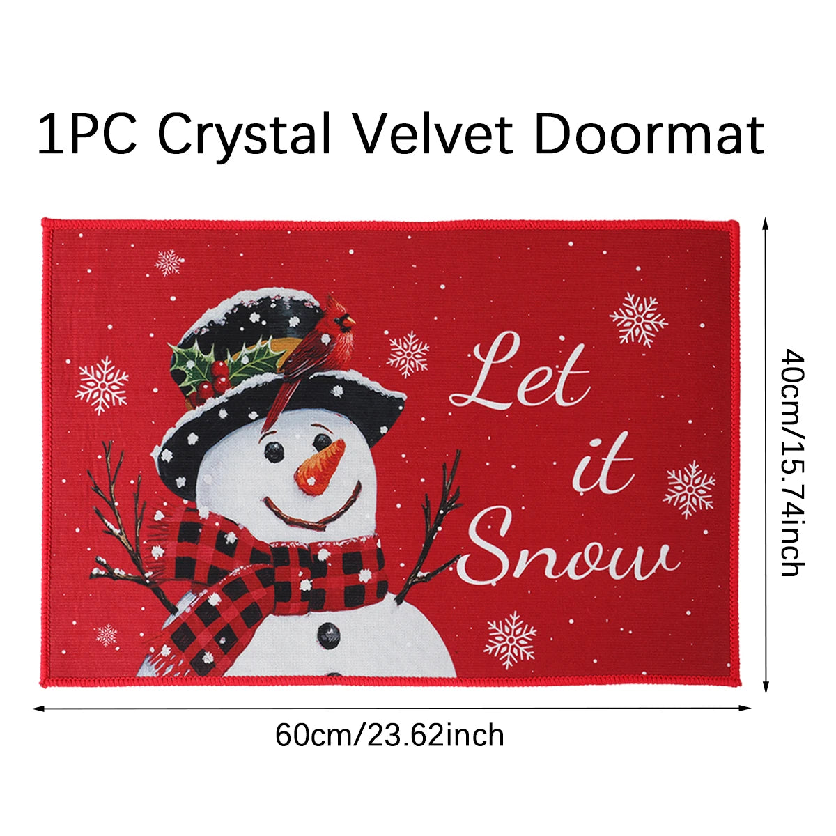 Transform Your Entryway with the Festive Santa Claus Christmas Door Mat - Perfect for Holiday Cheer 2025-2026
